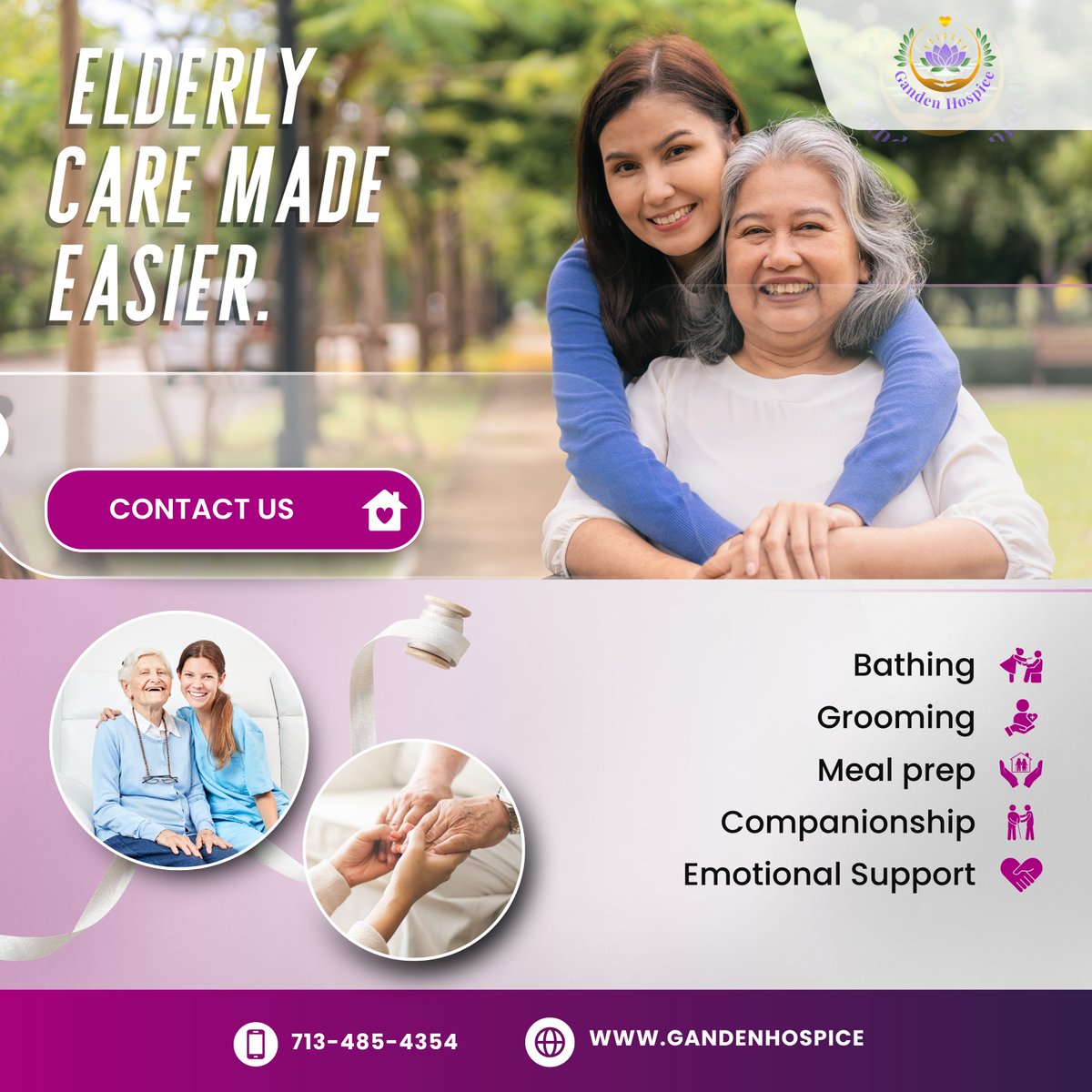 gandenhospicetx's tweet image. Elderly care made easier.
 Bathing, grooming, meal prep—all handled.
 Attentive aides with kind hearts.
 We treat your loved one like family.
713-485-4354
gandenhospice.com
#ElderlySupport #DailyLivingHelp #HomeCareAides