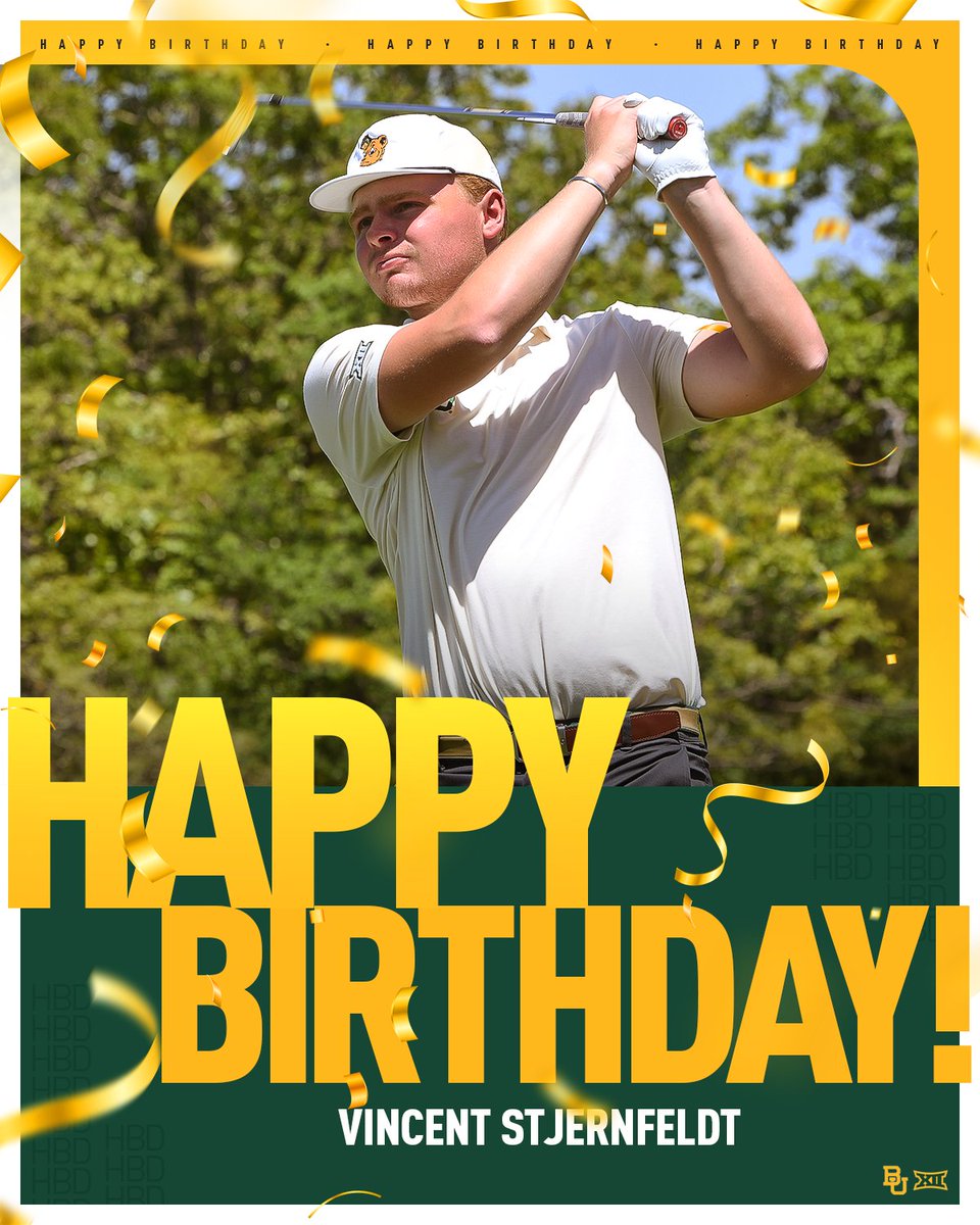 🎉 Join us in wishing Vinny a big, happy birthday! 🥳

#SicEm🐻⛳️🏌️‍♂️