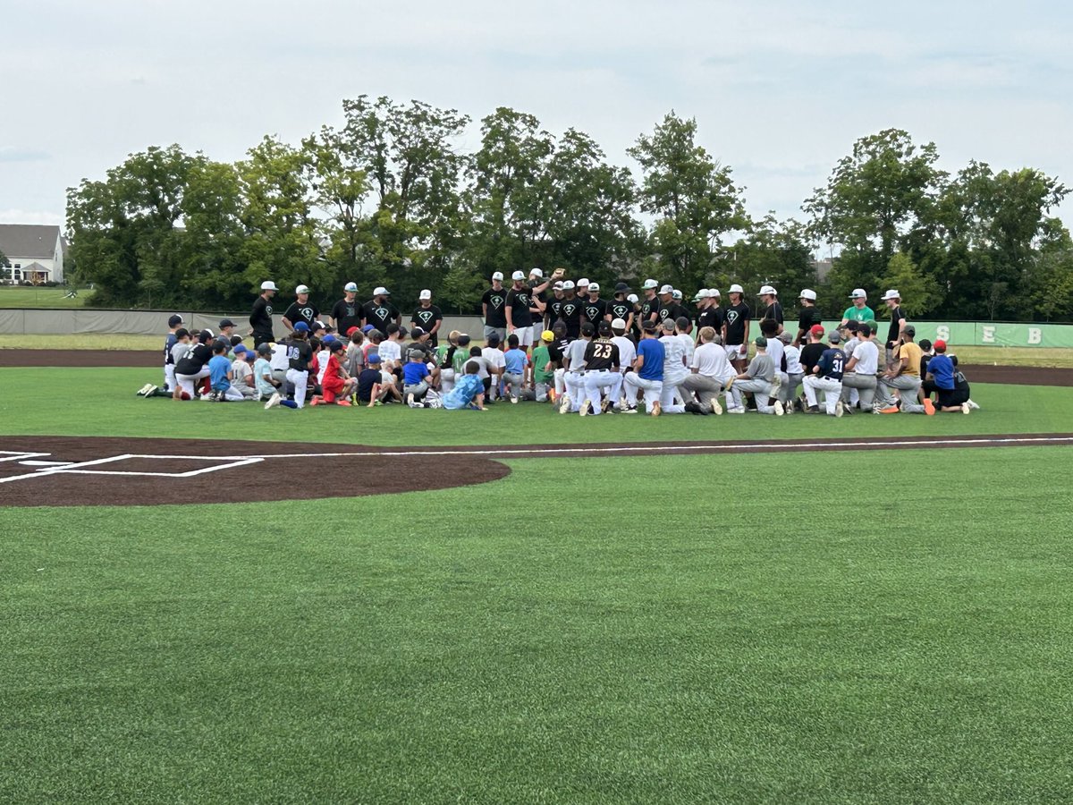 We were able to break out our new turf field with our 25th annual youth camp⚾️ The campers worked hard, improved their skills, but most importantly, had fun🥳 Thank you to our amazing coaches, players, and boosters for bringing a ton of smiles to our future Irish ball players☘️😀