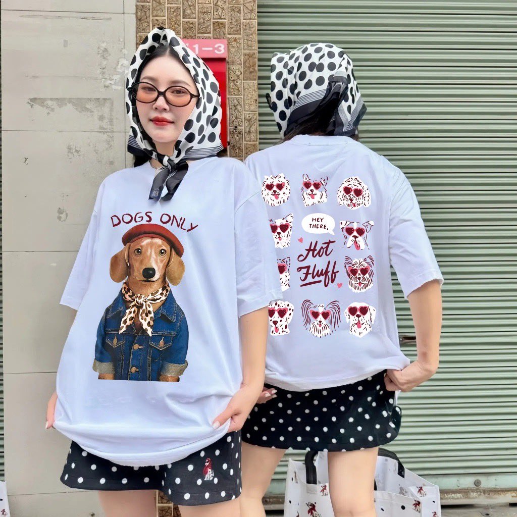 เสื้อไซส์ใหญ่ ลายหมาสกรีน แต่งขาด ชุดทำงานเกาหลี เสื้อยืดผ้าฝ้ายแท้ 100% เสื้อน่ารัก 

🛒 s.shopee.co.th/3Ax2iZv0ju

#เสื้อยืด #เสื้อขาว #เสื้อแฟชั่น #ผู้หญิง