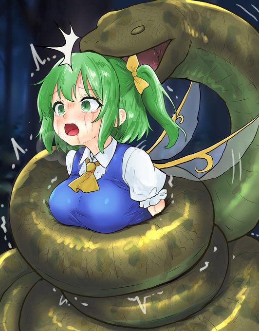 大妖精締め付け&丸呑み #8月8日は丸呑みの日