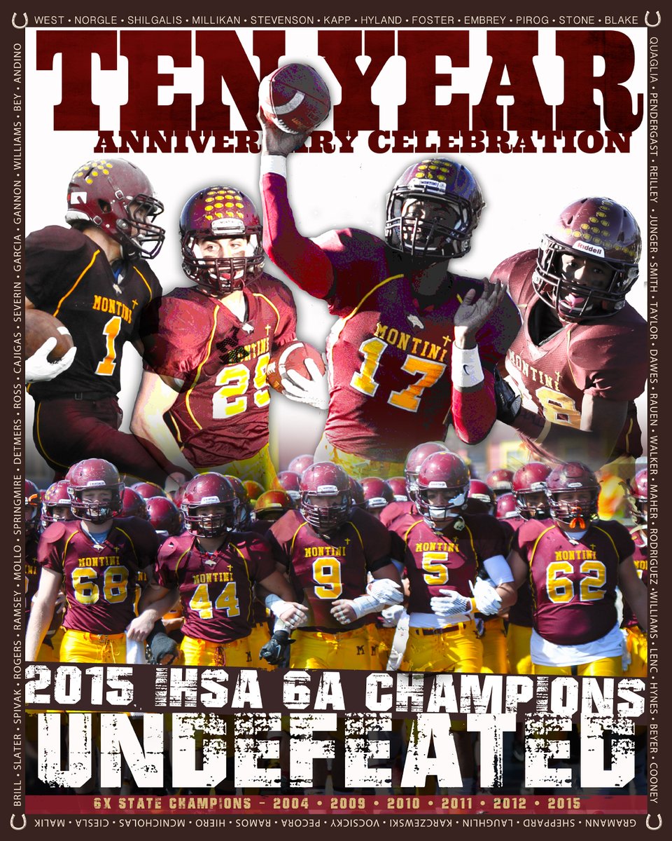 2015 players &amp; coaches are invited to join us to celebrate their historic season - Friday, August 29th, as our Broncos kick off the season - 7:30 PM!
Enjoy Stadium Club pre-party. Halftime ceremony and afterparty at Anyways Pub Oakbrook Terrace.
REGISTER: forms.gle/mTwwJ1ZgR2Q8U5…