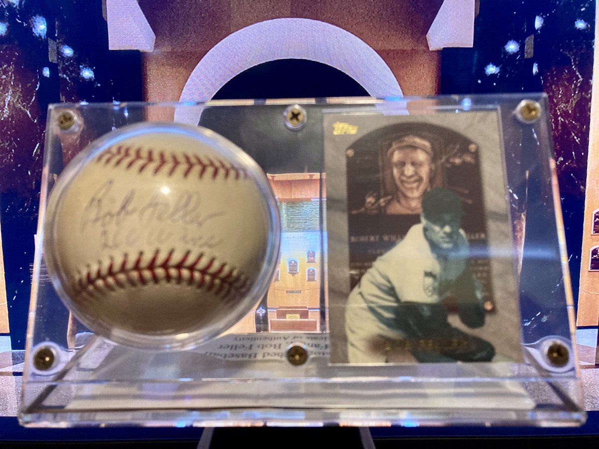 🚨HALL OF FAME CONTEST🚨

Own a piece of baseball history! You could win an authenticated ball signed by baseball immortal, Bob Feller!

⚾️ Purchase something at BaseballBBQ.com 
⚾️ Post &amp; Follow us
⚾️ Tag a friend
⚾️ Tell us your favorite Hall of Famer

Winner 8/10!