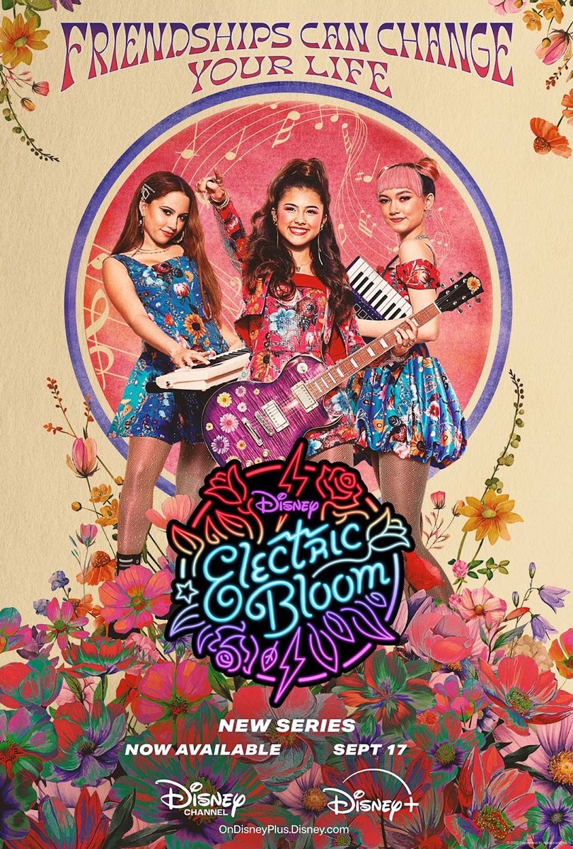 #Disney Branded Television revealed the official trailer and poster for #ElectricBloom. The first 13 episodes of the #music-driven #comedy series will stream Sept. 17 on <a href="/DisneyPlus/">Disney+</a> with the remaining episodes hitting #DisneyPlus on Oct. 15.  Episodes this season will guest star