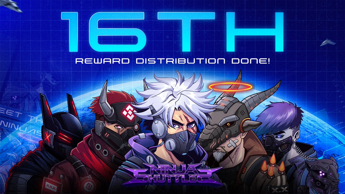 (1/2) 🥷ZM NINJAS, SIXTEENTH $ZIG-BASED REWARD DISTRIBUTION ✅

Check your INJ wallets for the Raffles along with regular distribution! 🔥