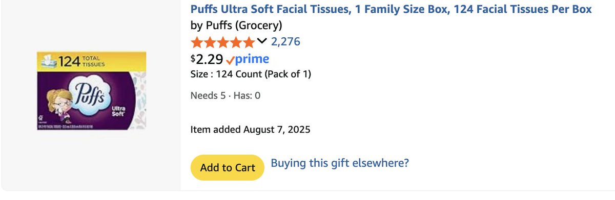 Alexandra Colalillo (@mscolalillo) on Twitter photo <a href="/dfteach/">Dawn π Special Education Teacher π Texas</a> Tissues. We can never have enough tissues.
#clearthelist #clearthelist2025 #adoptateacher amazon.com/hz/wishlist/lsβ¦ <a href="/dfteach/">Dawn π Special Education Teacher π Texas</a> Tissues. We can never have enough tissues.
#clearthelist #clearthelist2025 #adoptateacher amazon.com/hz/wishlist/lsβ¦