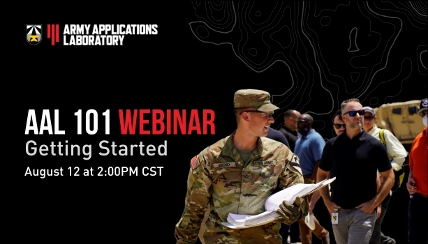 Working with the Army can be easier and more profitable than you think!

Attend the AAL 101 webinar and hear about current and future contract opportunities, our upcoming events, and the ways to get and stay in touch.

Register Here: hubs.la/Q03BM9F60
