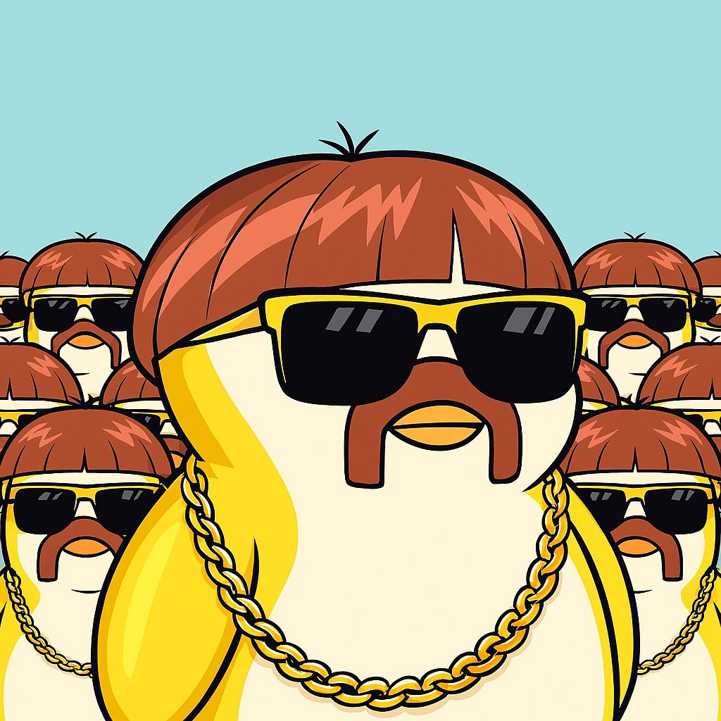 Zoldy the OG final Boss pengu , you meet when you join the Pudgy-verse. 

The real owner of the bowl cut even before the Ibiza guy . 

Same energy though.