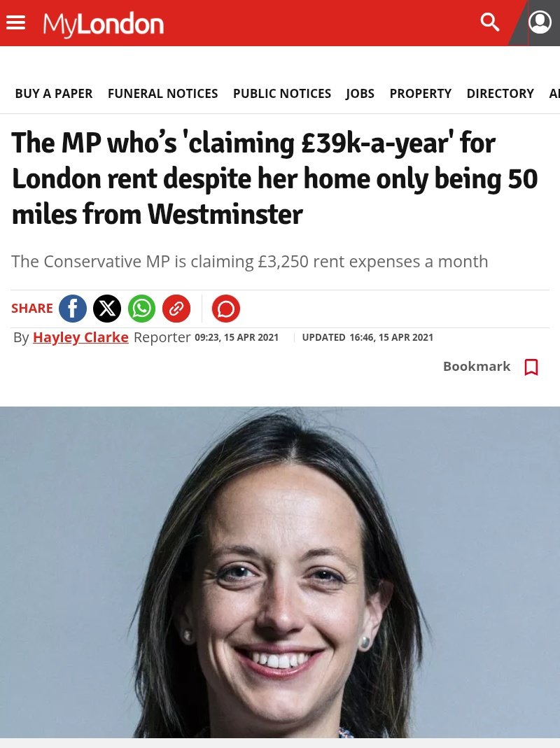 smtm_lfc1975 (@smtm_lfc1975) on Twitter photo Never ceases to amaze to how odious vermin like <a href="/Helen_Whately/">Helen Whately MP</a> revel in targeting the sick & disabled, yet when it comes to screwing taxpayers out of tens of thousands on expenses; what do you hear?
Nothing.
What does she do?
REFUSES to answer questions.
Get in the bin Helen. Never ceases to amaze to how odious vermin like <a href="/Helen_Whately/">Helen Whately MP</a> revel in targeting the sick & disabled, yet when it comes to screwing taxpayers out of tens of thousands on expenses; what do you hear?
Nothing.
What does she do?
REFUSES to answer questions.
Get in the bin Helen.