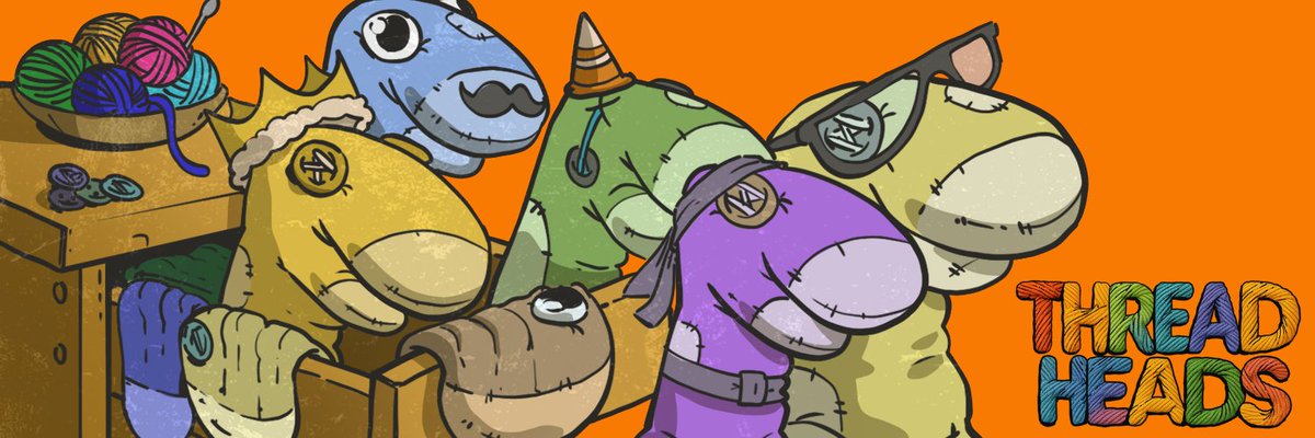 🧦3,333 Threadheads telling a story soon on BRC 2.0!🧦

- Each Threadhead comes loaded with $THREAD tokens!
- Stake your Threadhead to earn even more tokens!
- Features high-quality original art

Comment your Taproot address for GTD whitelist!