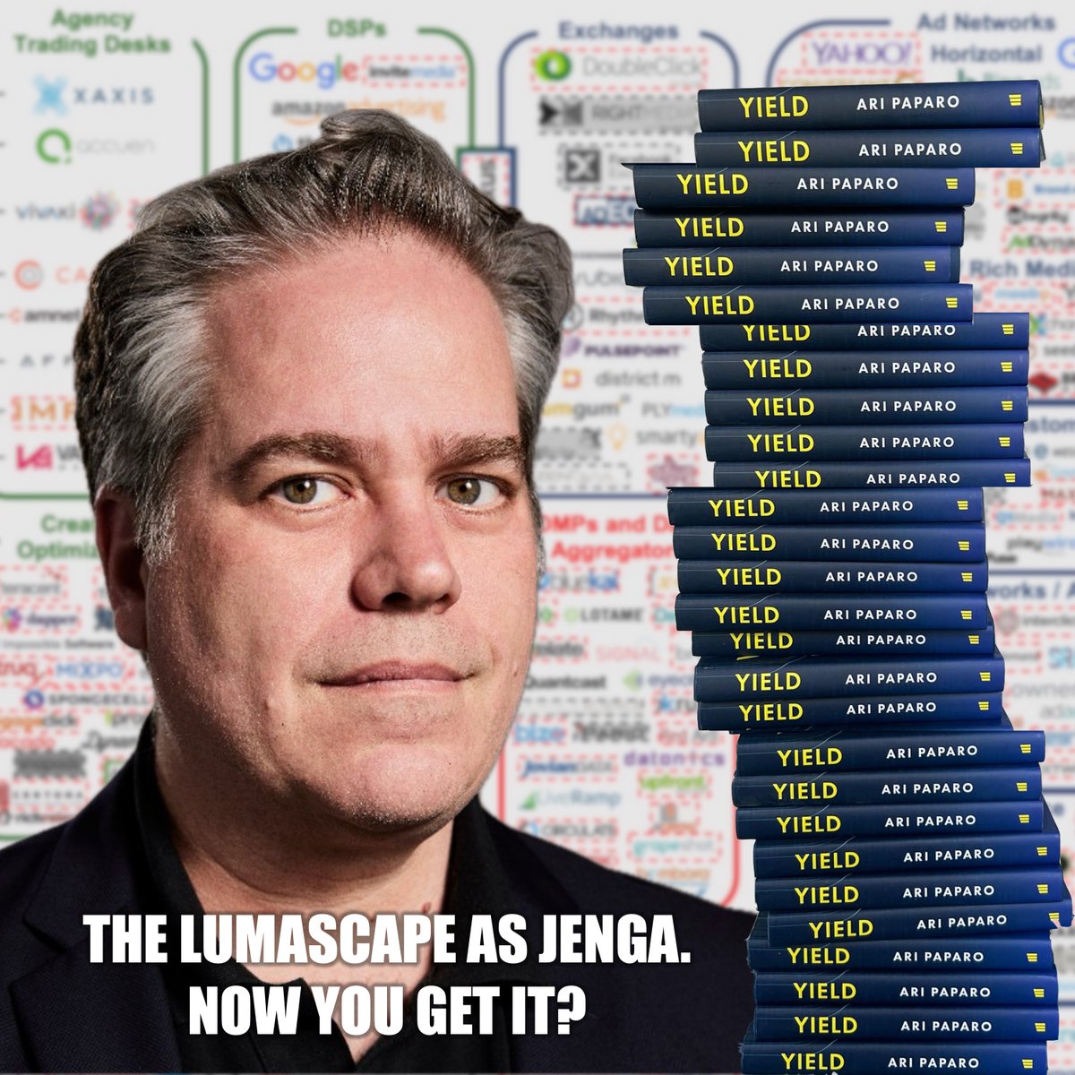 The LUMAscape as Jenga. Now you get it?
Read <a href="/aripap/">Ari Paparo</a>'s book Yield.