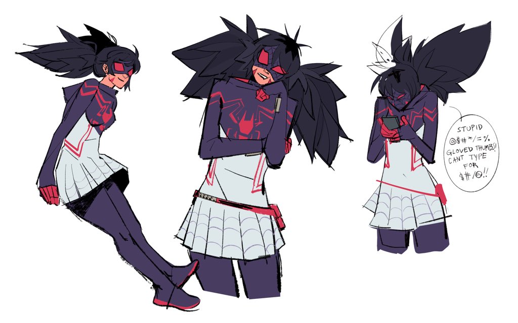 yancantdraw's tweet image. Spideryan :3