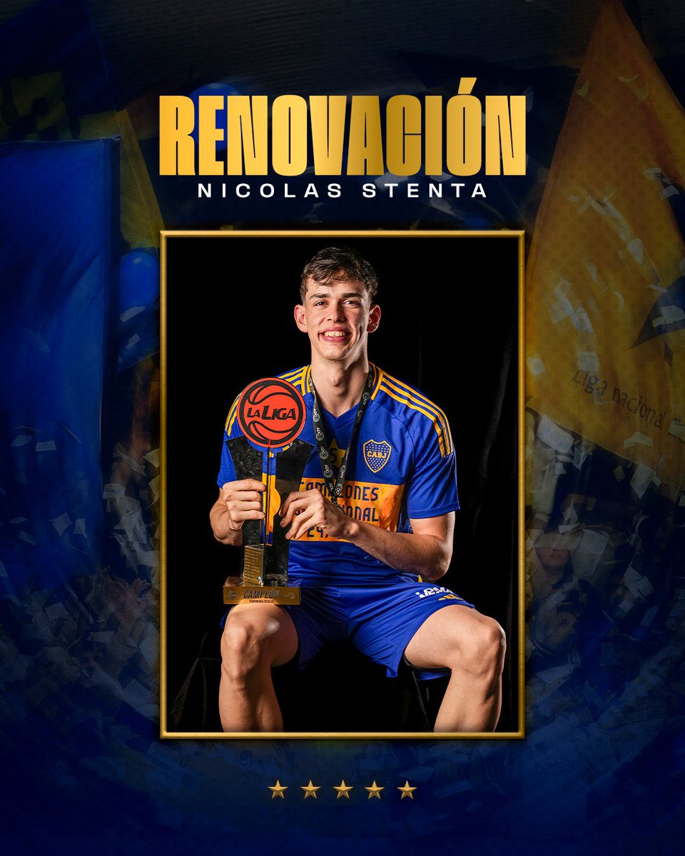 ¡Hay pulpo para la 2025/2026! 🐙

<a href="/Nicostentaa4/">ns🏀</a> será una de las fichas para la nueva temporada.

#DaleBoca 🔵🟡🔵