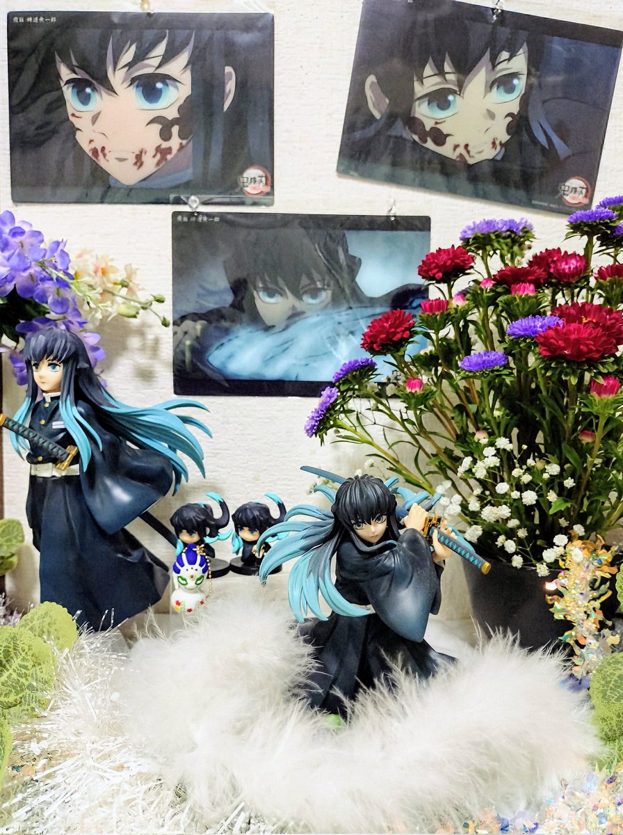 🩵HappyBirthday🩵
✨時透無一郎＆有一郎✨
　　                     2025.8.8
無一郎の無は　無限の無✨

私が鬼滅で一番先に覚えた名前😊
娘が大好きな無一郎

でも　有一郎の気持ち…
とても切ない…冷たさも
弟を守った優しさも
選ばれた人間なんだよね

#鬼滅の刃
#時透無一郎誕生祭2025