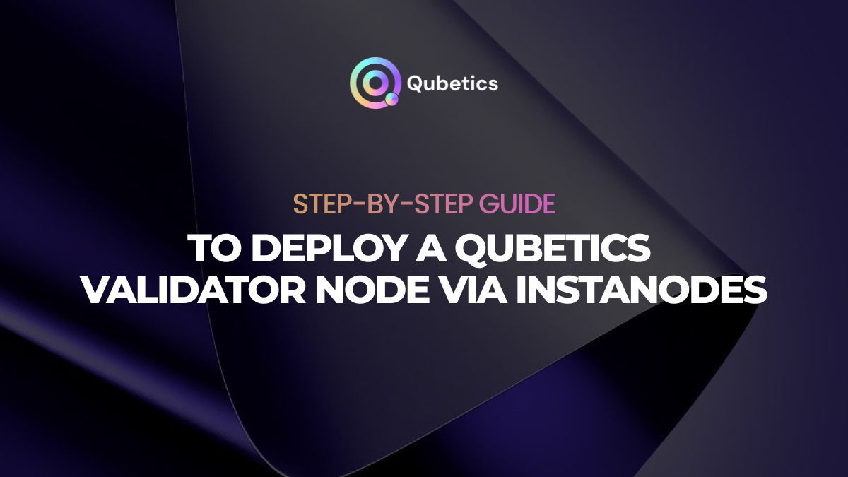 We’re pleased to announce our partnership with InstaNode, enabling seamless one-click validator deployment on the Qubetics network.

This collaboration streamlines the node deployment process—removing the need for manual setup or server management, and enabling validators to