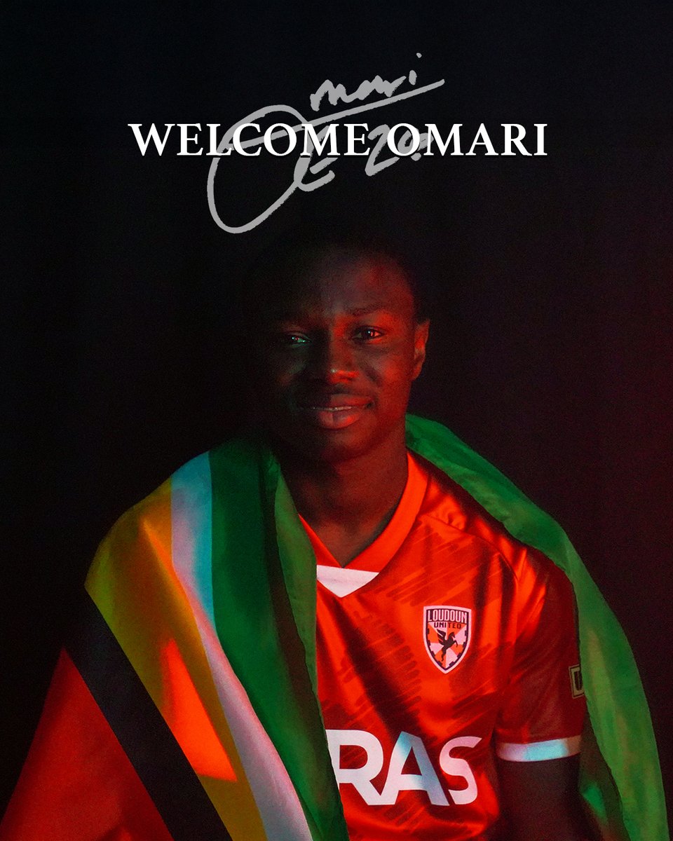 Guyana’s all-time leading scorer joins the Red-and-White 🔴⚪️🇬🇾

Loudoun United Football Club has signed Omari Glasgow on loan from Chicago Fire FC for the remainder of the 2025 season.

Read more here: loudoununitedfc.com/news/2025/08/0…
