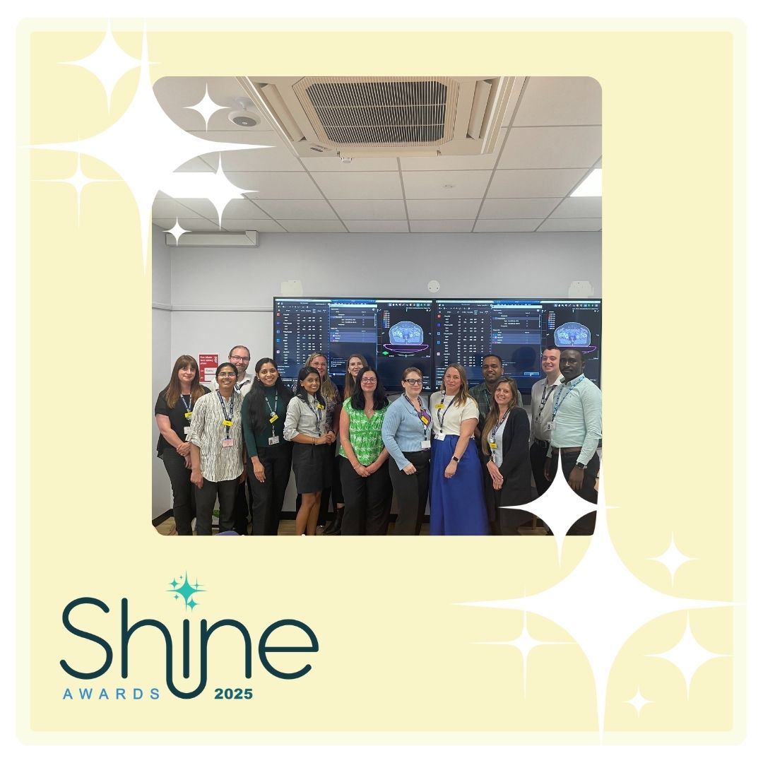 Meet our #MSEShineAwards finalists – the Radiotherapy Physics team!

From advanced tech to new ways of working, this team is pushing boundaries in cancer care with precision, innovation and dedication.