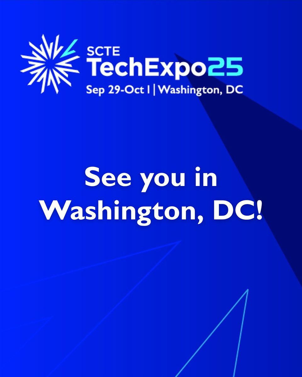scte's tweet image. We’re grateful for our incredible supporters of #TechExpo25. Thank you for being a part of this journey. The future of broadband, together.

Not registered yet? There’s still time to join us: cablela.bs/4ops5QP