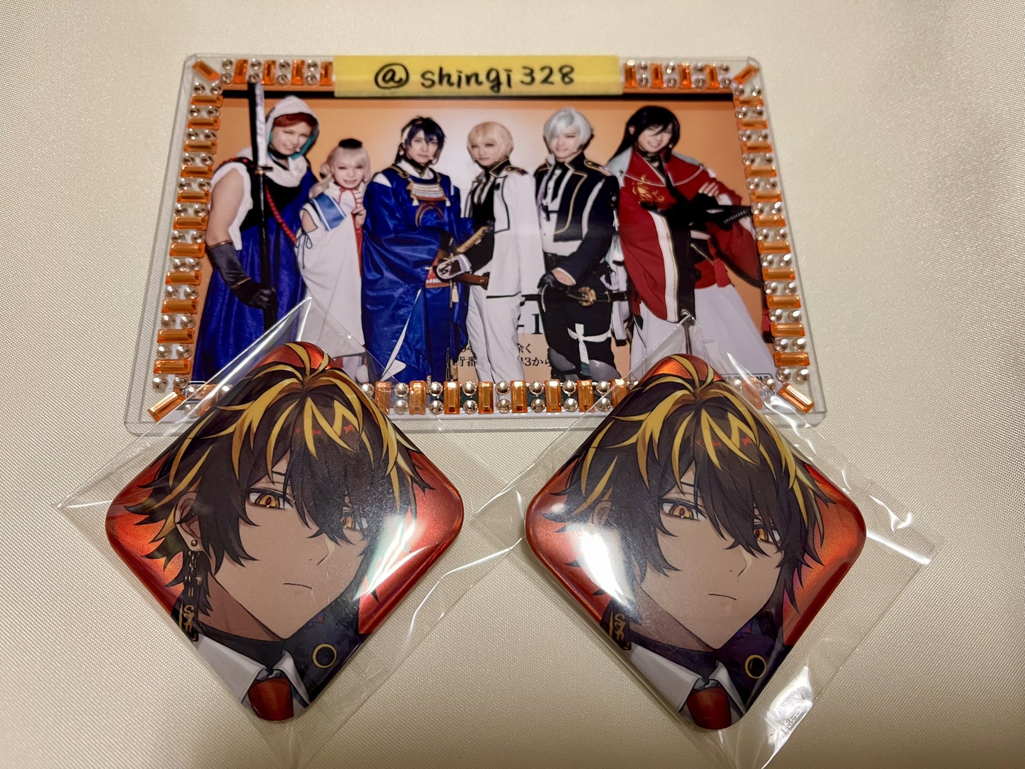 刀剣乱舞　大本丸博2025　スクエア缶バッジVol.7 獅子王 刀剣乱舞 大本丸博2025 スクエア缶バッジVol.7 獅子王 刀剣乱舞