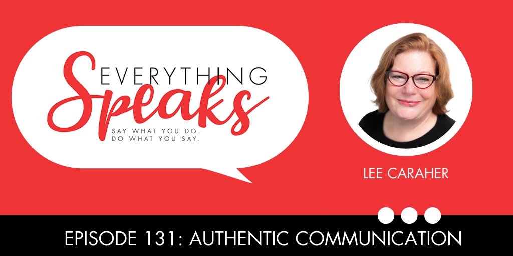 LeeCaraher's tweet image. Want to build trust faster? Start by being real. Authentic communication is the shortcut to credibility. When you act and #communicate authentically, you inspire others. Why it matters in the episode of Everything Speaks: bit.ly/3E66nPg