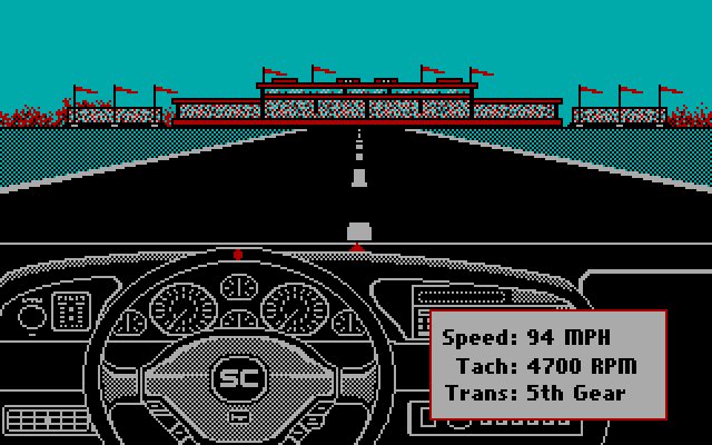 CGA screenshot 

Ford Simulator II