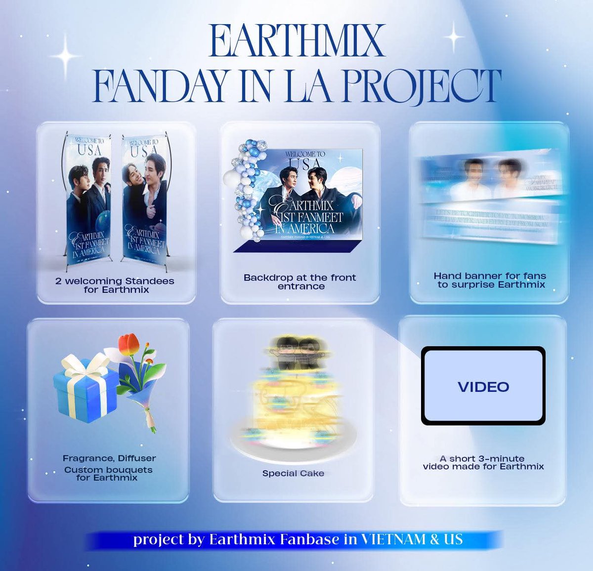 🎉 𝐄𝐀𝐑𝐓𝐇𝐌𝐈𝐗 𝟏𝐒𝐓 𝐅𝐀𝐍𝐃𝐀𝐘 𝐈𝐍 𝐓𝐇𝐄 𝐔.𝐒. – 𝐒𝐏𝐄𝐂𝐈𝐀𝐋 𝐅𝐀𝐍 𝐏𝐑𝐎𝐉𝐄𝐂𝐓 🎉
Whoever's attending the EarthMix Fanday in U.S, come check out the project!
#GMMTVFANDAY25 
 #EMKSxLA