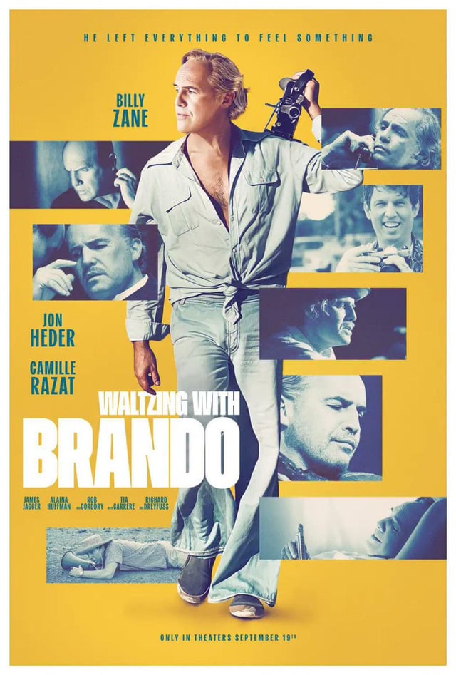 Ya tenemos el póster del biopic que protagonizará Billy Zane como el legendario Marlon Brando. En EEUU se estrena en septiembre.