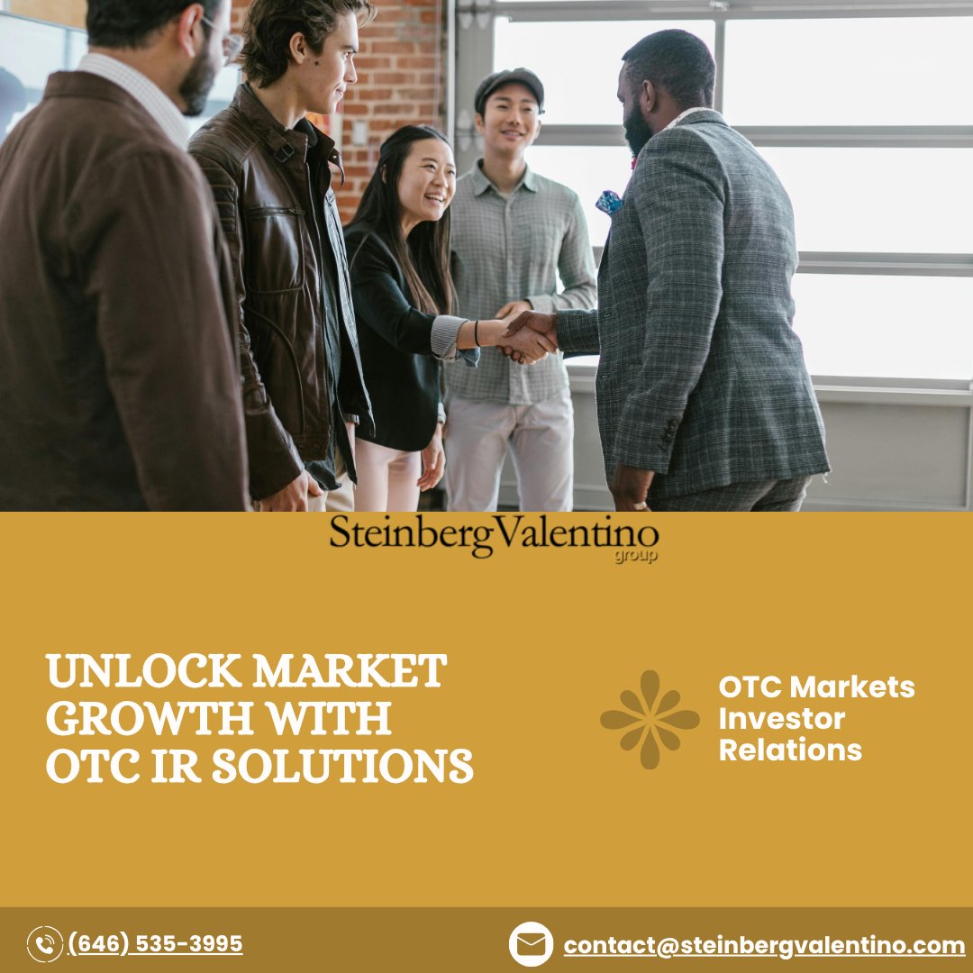 SV__Group's tweet photo. Need to boost disclosure and investor confidence in OTC markets? OTC Markets Investor Relations delivers the tools and exposure to move your company forward.

Get started today! This is how you get noticed.
https://t.co/M3DaFRJhsi

#OTCInvestorIR #GetVisible https://t.co/Eoutivtn1K