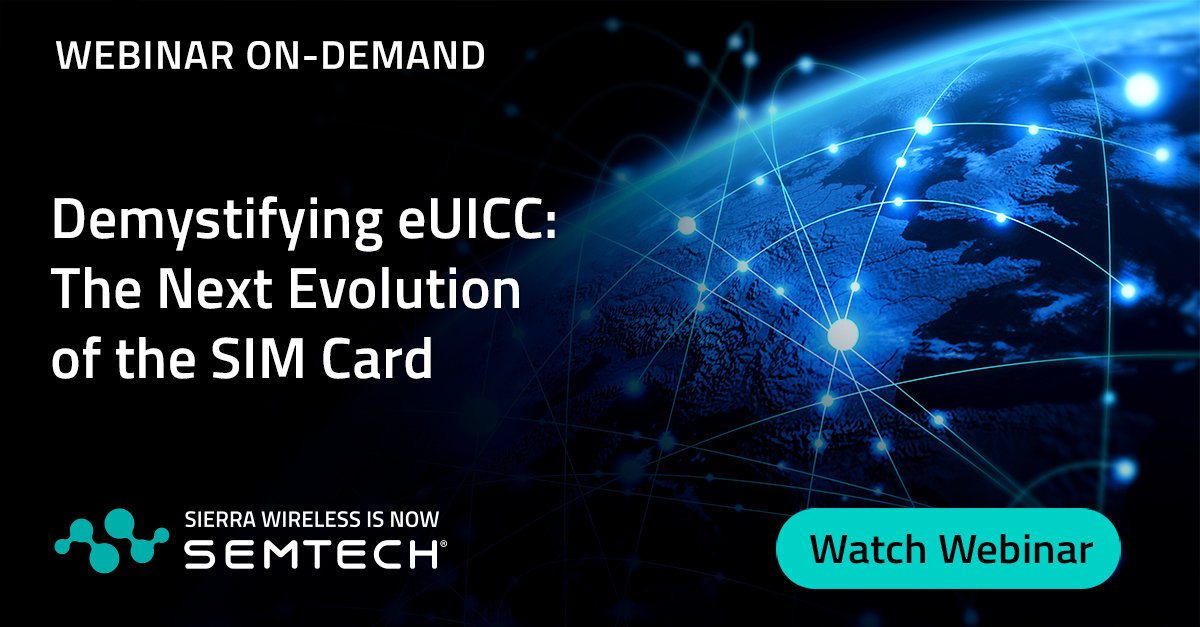 SemtechCorp's tweet photo. 🌍 How is eUICC reshaping IoT?
As global IoT scales, traditional SIMs fall short. eUICC offers flexible, future-ready connectivity.
🎥 Watch our on-demand webinar to learn: https://t.co/2LSkuTHkMi
#Semtech #IoT #eUICC #Connectivity #SmartConnectivity #Webinar https://t.co/qAEaZALe59