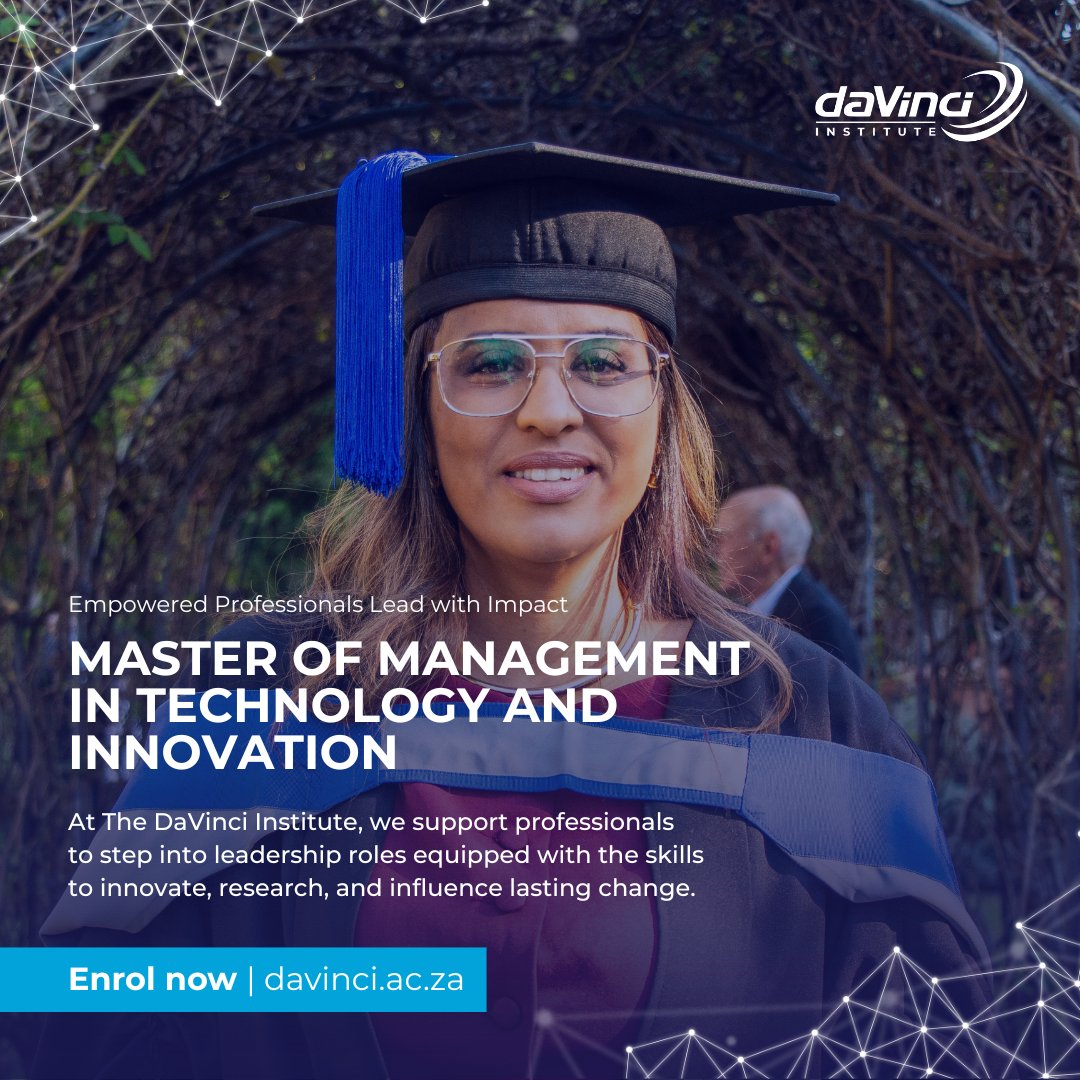 Empowering professionals through innovation and leadership. Our Master of Management in Technology and Innovation helps women drive change in business and society. Apply now: zurl.co/IcT3q  #InnovationLeadership #DaVinciThinking