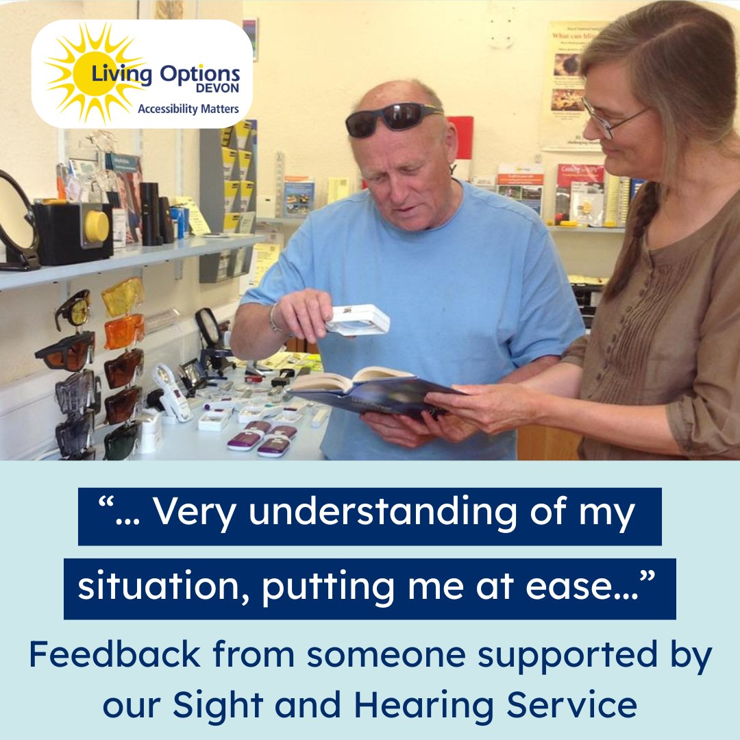 Finding everyday life difficult?

We offer advice, information and equipment support – including tinnitus advice and a chance to try equipment before you buy.

Find out more here: livingoptions.org/projects/sight…