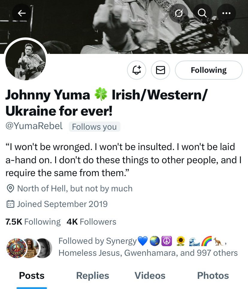 Sinfulskin (@sinfulskin2) on Twitter photo FAM, please check out this great resister account? โฆ<a href="/YumaRebel/">Johnny Yuma ๐ Irish/Western/Ukraine for ever!</a>โฉ
Thanks ๐บ๐ธ๐๐๐พโ๏ธ๐พ FAM, please check out this great resister account? โฆ<a href="/YumaRebel/">Johnny Yuma ๐ Irish/Western/Ukraine for ever!</a>โฉ
Thanks ๐บ๐ธ๐๐๐พโ๏ธ๐พ