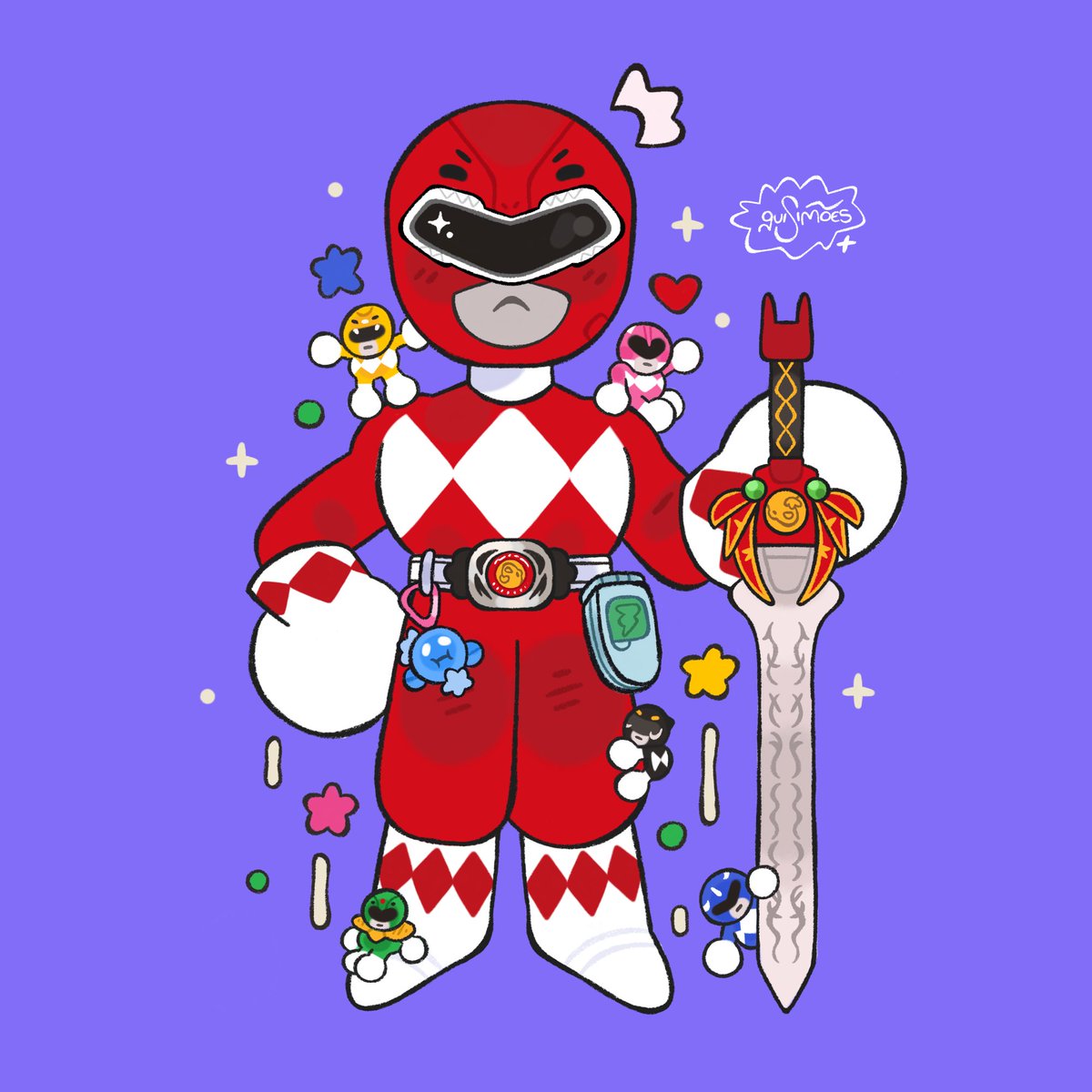 Power Rangers! 💗⚡💥💫