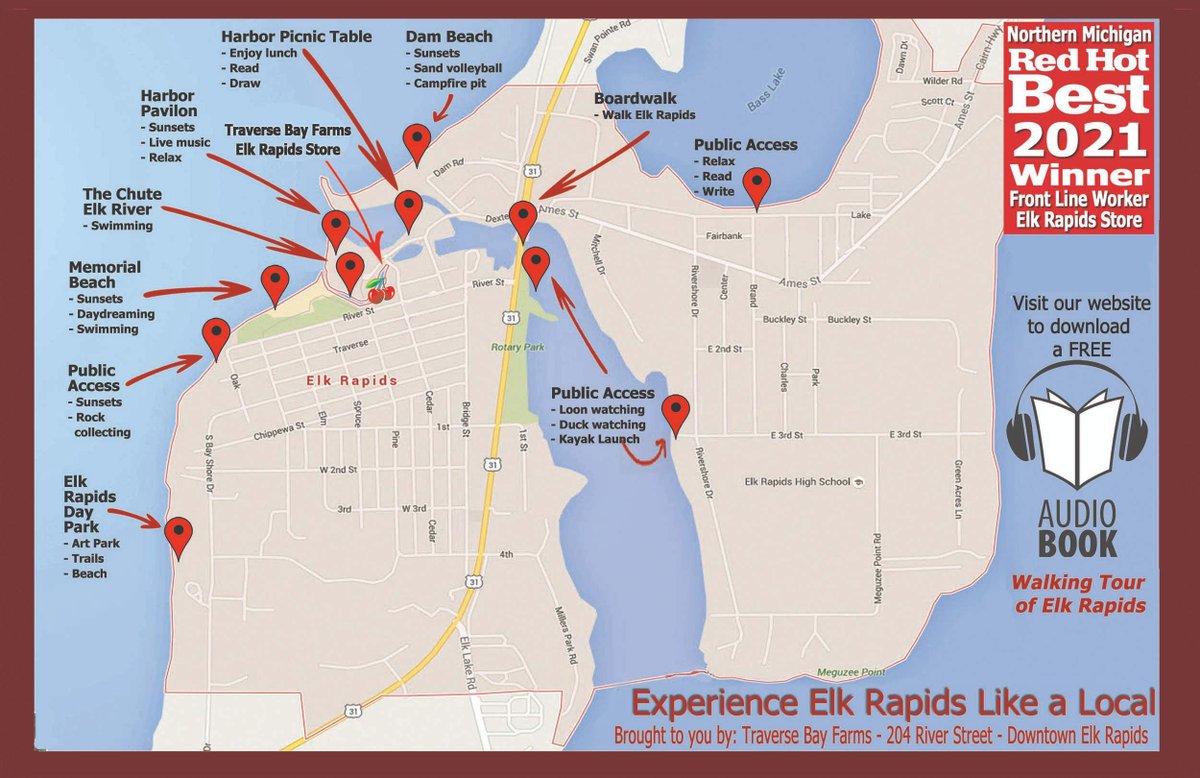 prunderground's tweet image. Traverse Bay Farms Upgrades Walking Tour Experience with New Audio Guide for Elk Rapids and Bellaire prunderground.com/?p=357943 #FruitAdvantage #AudioGuide