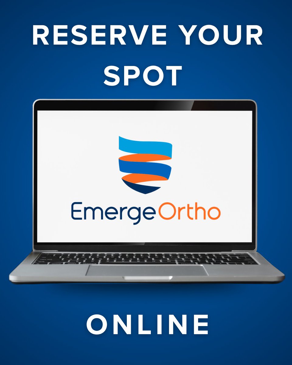 Skip the wait! Reserve your spot in line at Orthopedic Urgent Care, plan ahead and get seen faster.

hubs.ly/Q03rqQ_00

#EmergeOrtho #OrthopedicUrgentCare