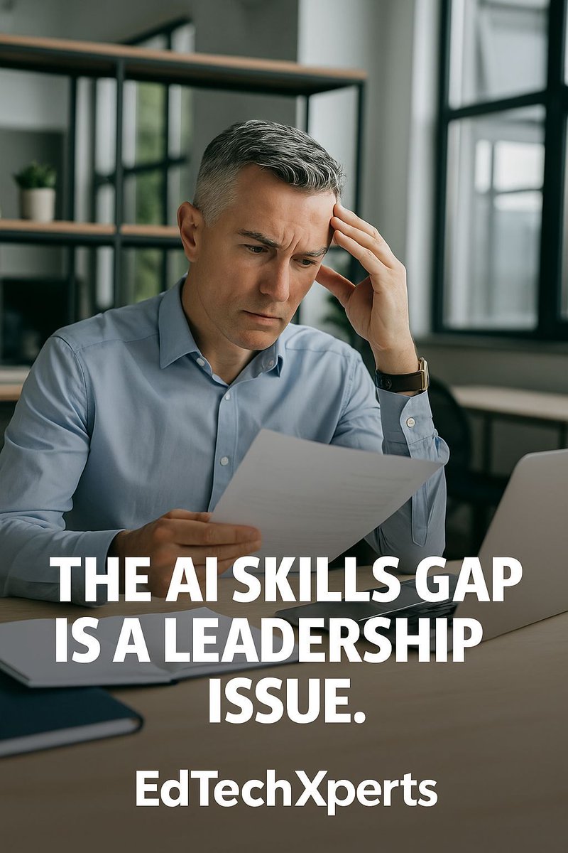 EdTechXperts's tweet image. The real AI gap?
Leadership.

If you don’t understand it, you can’t lead through it.

#EdTechXperts #HigherEd #AIinEd