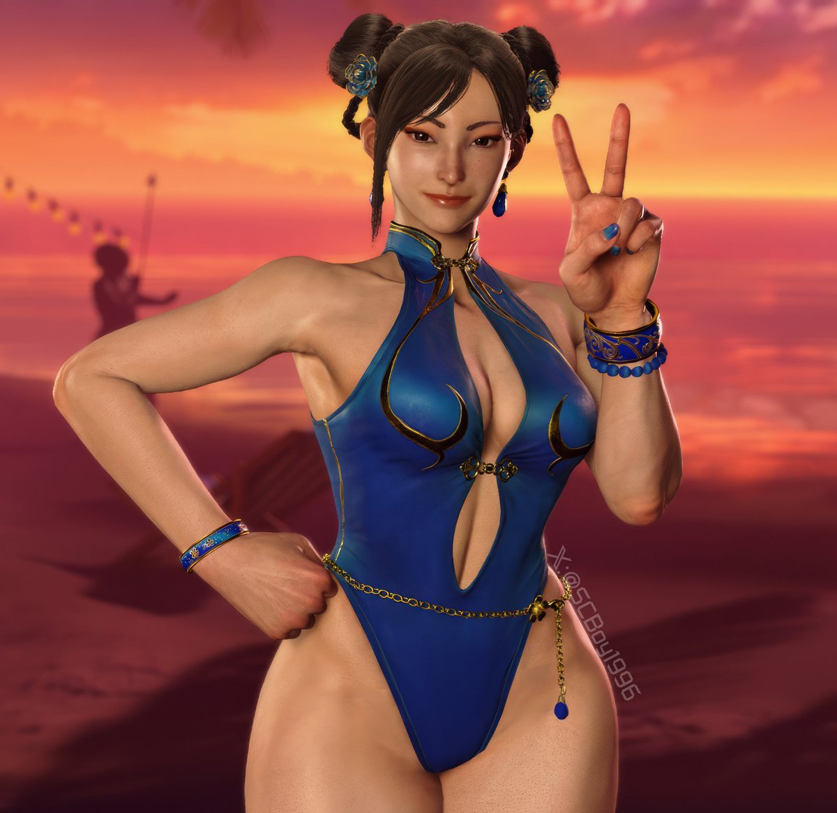 Chun-Li Outfit 4 💙💛
#ChunLi #春麗 #StreetFighter6 #SF6