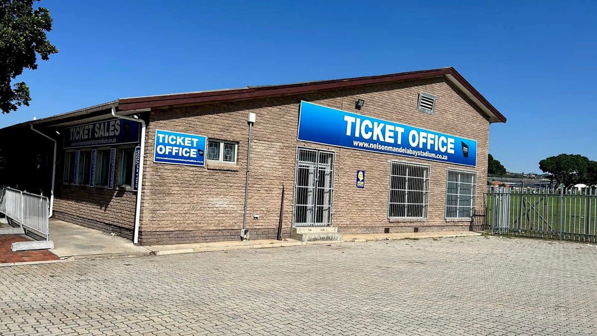 NMB Stadium (@nmb_stadium) on Twitter photo π¨TICKET NOTICEπ¨
Please note that our stadium ticket office will not be selling tickets on game day for the upcoming match between <a href="/ChippaUnitedFC/">Chippa United FC</a> Vs <a href="/Masandawana/">Mamelodi Sundowns FC</a>
Our ticket office will be open tomorrow (Friday 8 August) for you to buy tickets.
π Betway Premiership
ποΈ π¨TICKET NOTICEπ¨
Please note that our stadium ticket office will not be selling tickets on game day for the upcoming match between <a href="/ChippaUnitedFC/">Chippa United FC</a> Vs <a href="/Masandawana/">Mamelodi Sundowns FC</a>
Our ticket office will be open tomorrow (Friday 8 August) for you to buy tickets.
π Betway Premiership
ποΈ
