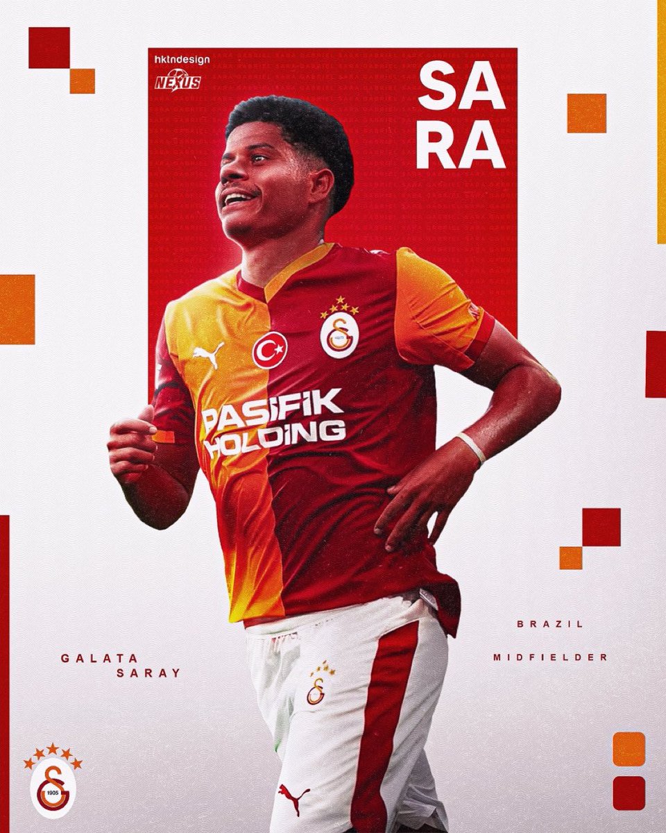 Gabriel Sara, yeni sezonda 8️⃣ numaralı formayı giyecek.