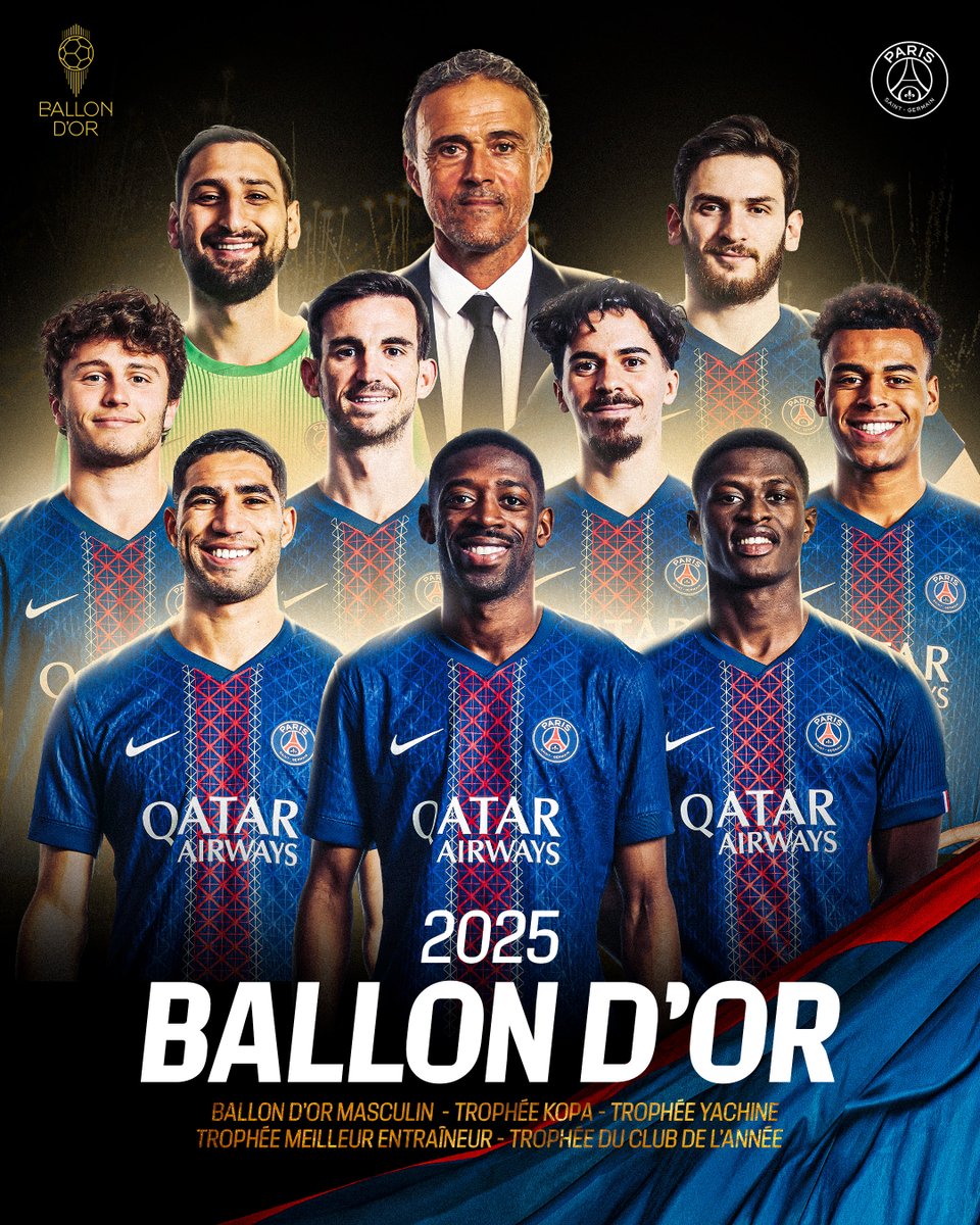 Paris Saint-Germain (@psg_inside) on Twitter photo Les couleurs parisiennes seront représentées en nombre lors de cette prestigieuse cérémonie du <a href="/ballondor/">Ballon d'Or</a> ✨
La famille du Paris Saint-Germain est fière de ses nommés ❤️💙 Les couleurs parisiennes seront représentées en nombre lors de cette prestigieuse cérémonie du <a href="/ballondor/">Ballon d'Or</a> ✨
La famille du Paris Saint-Germain est fière de ses nommés ❤️💙