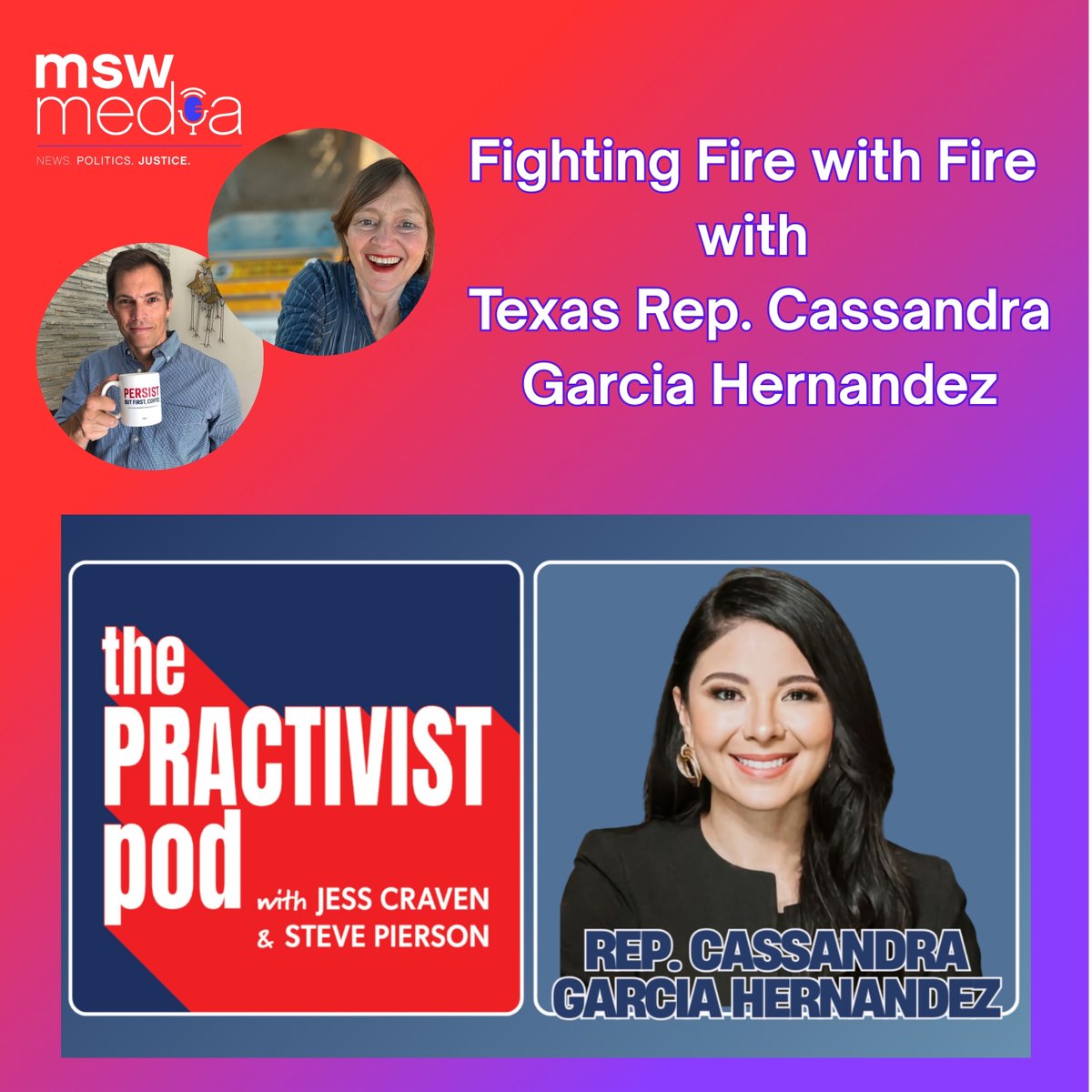 MSW Media (@mswmediapods) on Twitter photo New @practivistpod 🎤 with <a href="/BluesBoySteve/">Steve Pierson</a> & #JessCraven practivistpod.com #MSWMedia
Guest: <a href="/EPRepHernandez/">Cassandra Hernandez</a>
Listen: redcircle.com/shows/dce195eb… New @practivistpod 🎤 with <a href="/BluesBoySteve/">Steve Pierson</a> & #JessCraven practivistpod.com #MSWMedia
Guest: <a href="/EPRepHernandez/">Cassandra Hernandez</a>
Listen: redcircle.com/shows/dce195eb…