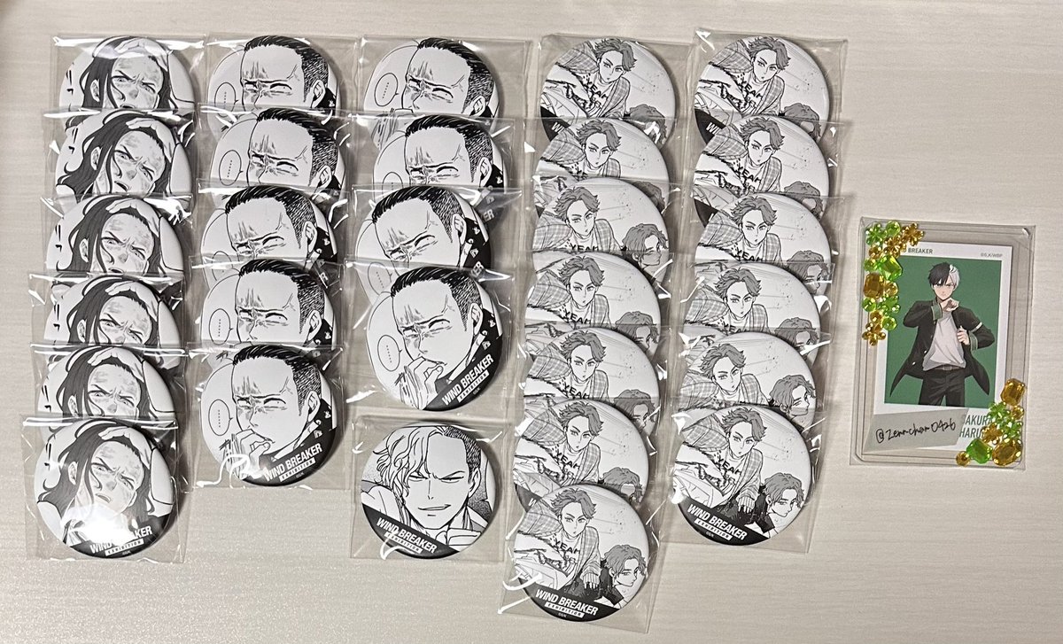 WIND BREAKER  ウィンブレ  ウィンブレ展  コマ缶 交換 譲渡

【譲】★硯7 ★桐生9 ☆十亀7 杉下6 鹿沼9 有馬1 榊兄弟13

【求】同種 桜 or TSUTAYA 桜 or 定価+送料

☆交換のみ
★譲渡は2枚目同数含む場合のみ可
検索からお気軽にお声掛けください🌸