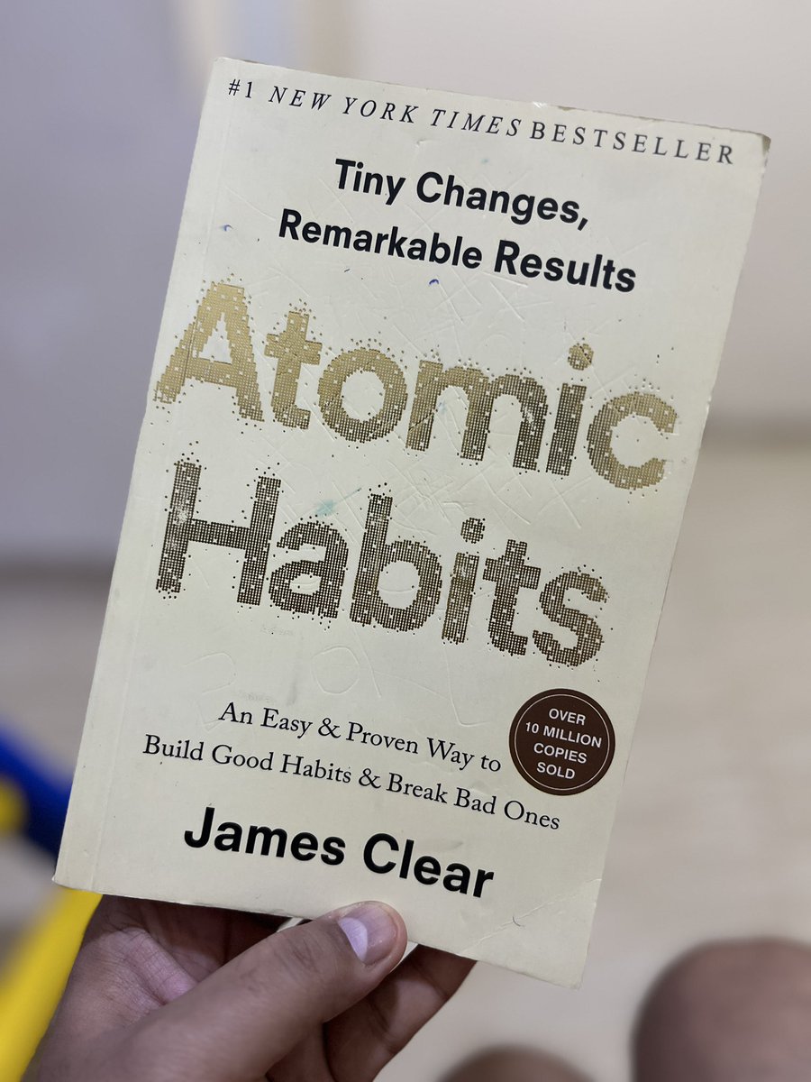 kernalshell's tweet image. Started this awesome book today by. @JamesClear 
Becoming 1% better everyday…