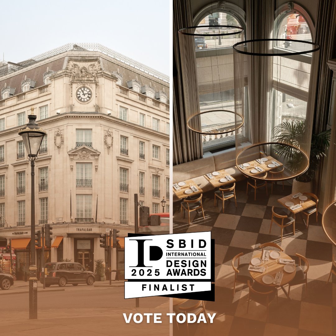 DLSM Studio is delighted to have two projects shortlisted in the <a href="/TheSBID/">SBID®</a> Awards - The Trafalgar St. James Hotel and Claro London. We would hugely appreciate your votes: linktr.ee/designlsm_uk

#HospitalityInteriorDesigner