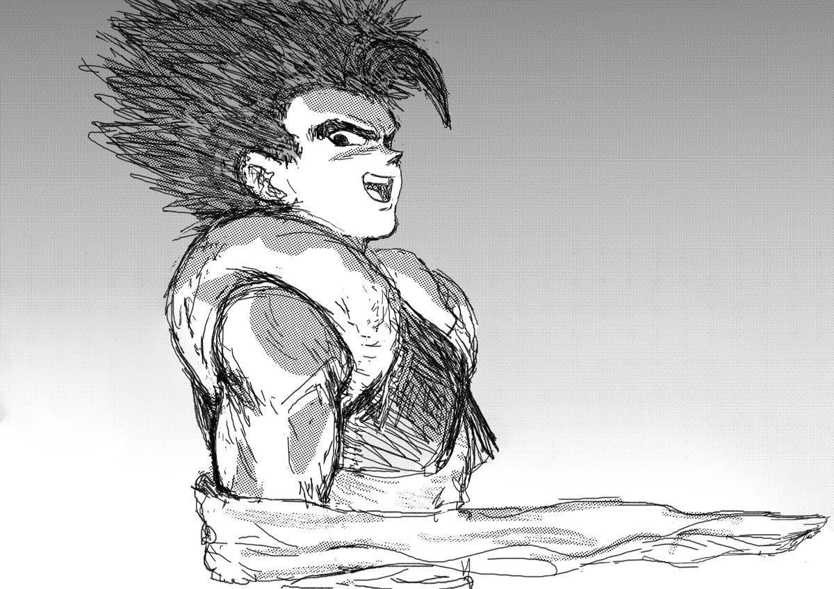 quick lil study #DragonBallSuper #gogeta