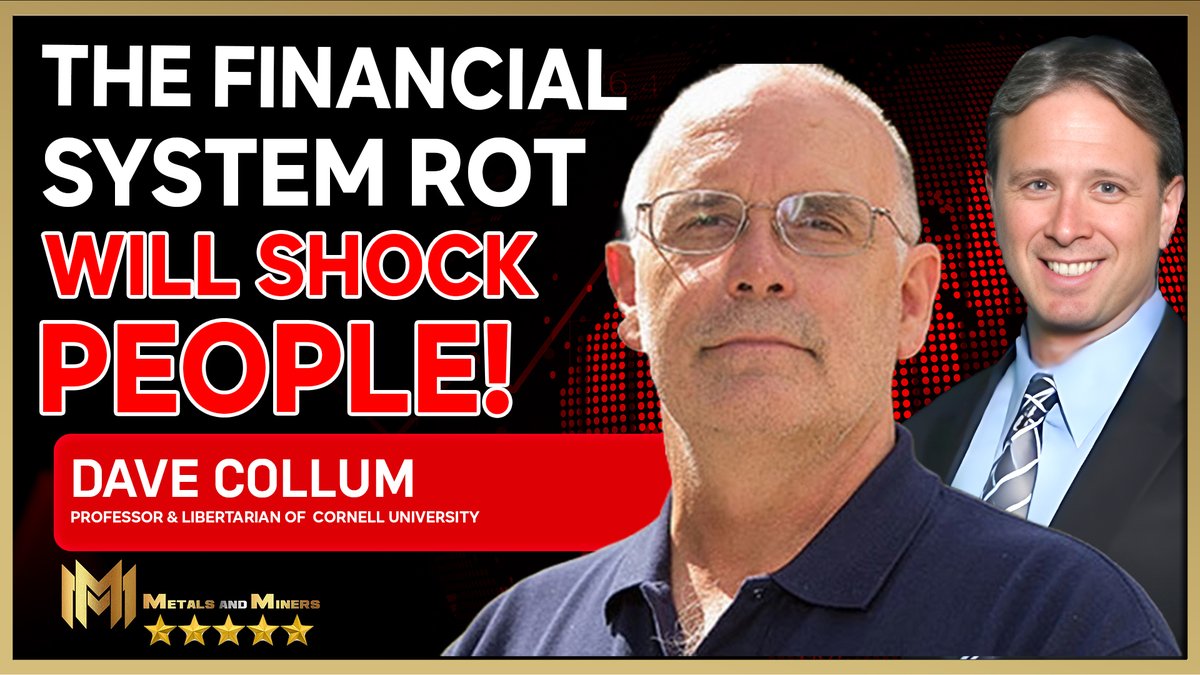 Gary Bohm (@garybohm5) on Twitter photo Explosive insights from Dave Collum, Professor at Cornell University and libertarian economist, who joins the Metals and Miners podcast to dissect the financial landscape!
<a href="/DavidBCollum/">Dave Collum</a> brings his razor-sharp focus on the Austrian business cycle, and unveils the decaying rot Explosive insights from Dave Collum, Professor at Cornell University and libertarian economist, who joins the Metals and Miners podcast to dissect the financial landscape!
<a href="/DavidBCollum/">Dave Collum</a> brings his razor-sharp focus on the Austrian business cycle, and unveils the decaying rot