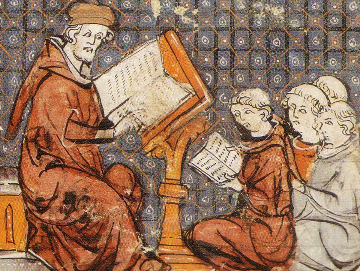 In the 6th century, Western Europe had experienced a recent fall from glory.

Barbarians had deposed the Roman emperor within living memory. Age-old institutions were left in a state of decay. After centuries of cultural dominance, the light of Rome was nearly extinguished.