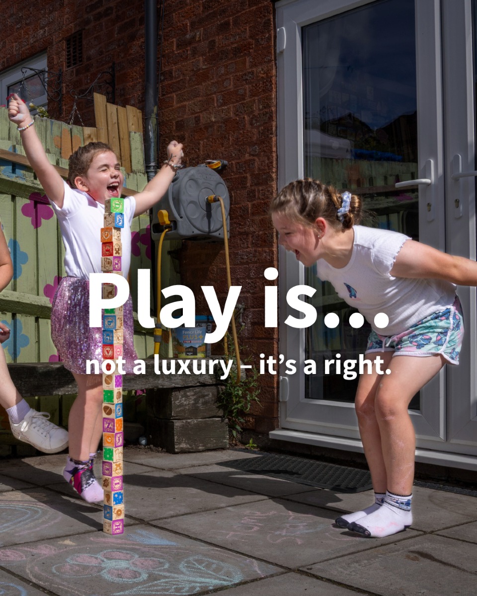 This week we celebrated #NationalPlayDay - play is something we're really passionate about. Our trained volunteers support families to make play part of everyday life 💜 Boosting parents' confidence to create playful moments in the home, no matter how small the space or budget.