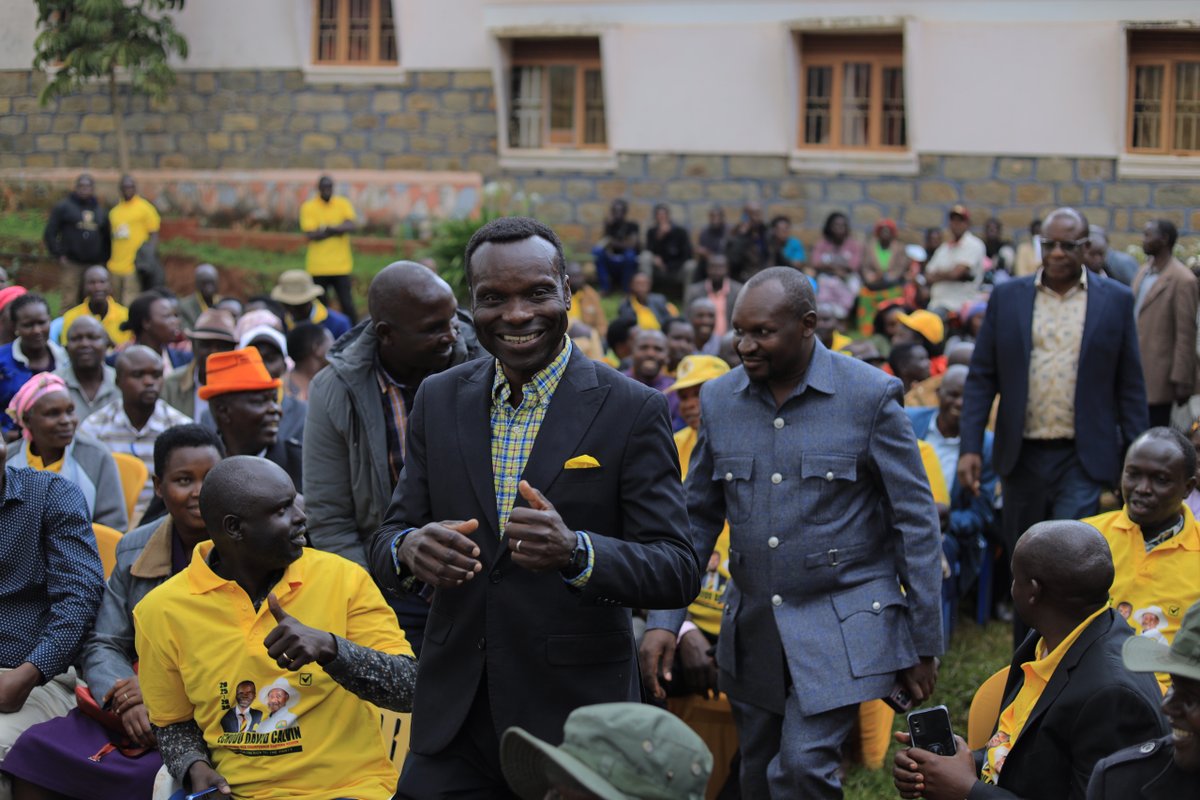 EliasLukyamuzi's tweet photo. 🎉 Hon. Calvin David Echodu @EchoduOfficial was triumphantly welcomed in Kapchorwa today!
🤝 With passionate support from Kween, Bukwo &amp; Kapchorwa delegates, he’s fast emerging as the most preferred NRM CEC Vice Chair – Eastern Uganda.
#CalvinForEastern 💛❤️🖤 https://t.co/qOdetFwZid