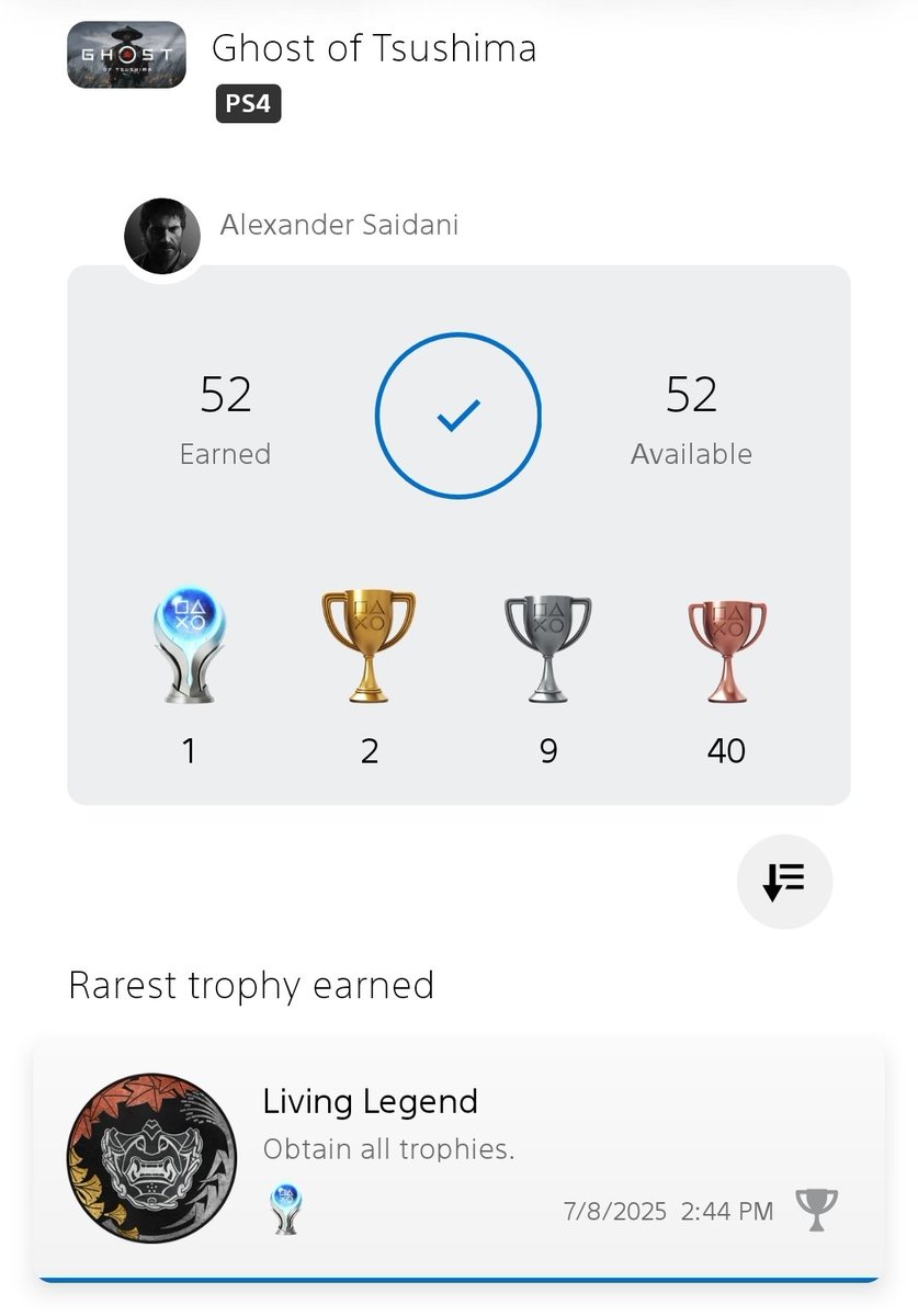 XAlexander_077's tweet photo. Tsushima and Iki are CONQUERED! GOT platinum acquired.

One of the best platinum journeys I've ever had the pleasure of experiencing, I loved every second of the exploitation of its stunning open world that had me taking pics on every turn. https://t.co/qzRa9ShWtA